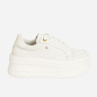 Tenis Blancos con Plataforma Alta - MERLINA