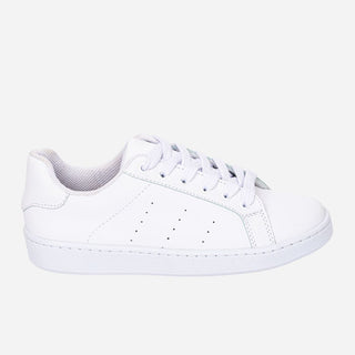 Tenis blancos para mujer, clásico y con suela bajita - Martina