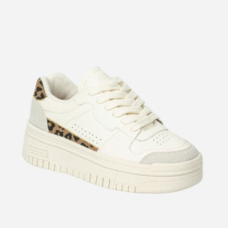 Tenis Blancos con detalles en animal print - PERSA