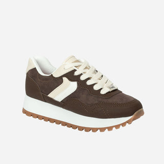 tenis chocolate mujer