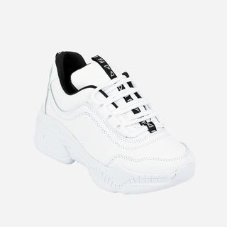 Tenis de moda con suela alta para mujer - Sport Blanco
