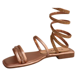 Sandalias con brillantes para mujer