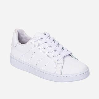 Tenis blancos para mujer, clásico y con suela bajita - Martina