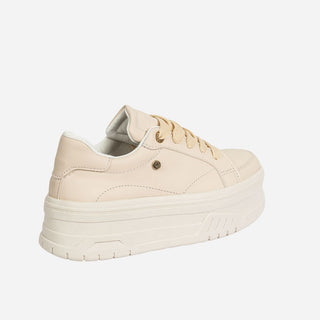 Tenis Suela Alta beige para Mujer - Merlina