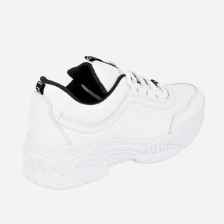 Tenis de moda con suela alta para mujer - Sport Blanco