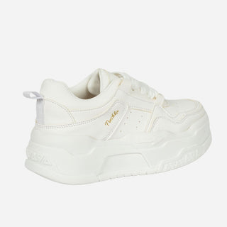 Tenis Blancos con Plataforma para Mujer - PRADILLA WHITE