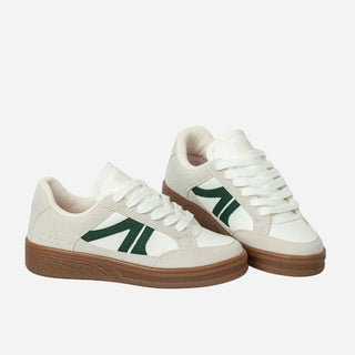 Tenis Blanco Suela Baja para Dama - ESMERALDA