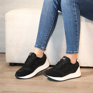 Tenis negros para Mujer - MILA BLACK