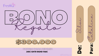 Bono de regalo - Tarjeta Freshka