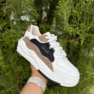 TENIS BLANCOS PARA MUJER - COFFEE