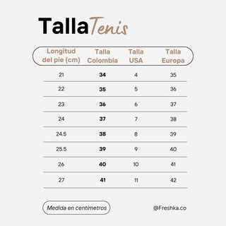 TALLA CALZADO MUJER COLOMBIA
