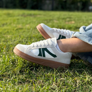 Tenis Blanco Suela Baja para Dama - ESMERALDA