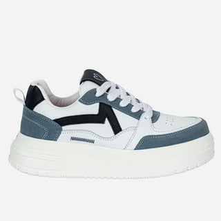TENIS BLANCOS CON AZUL - TRUENO 2.0