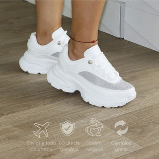 TENIS BLANCOS ELEGANTES MUJER - ATHENEA