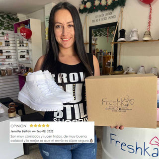 Zapatos blancos mujer