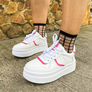 tenis de moda con plataforma para dama - 1