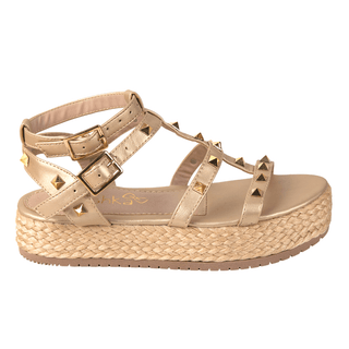 Plataforma Sandalias de Moda - Gypsi Champaña | FRESHKA CO