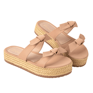 Sandalias Plataforma para Mujer - Coqueta Nude | FRESHKA CO