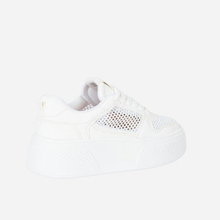 Tenis Blancos Cómodos Mujer - HILLS