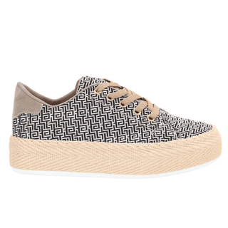 Tenis de Tela color Nude - Cairo suela en Yute | FRESHKA CO