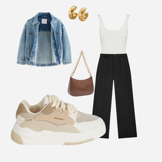 TENIS BEIGE PARA MUJER - AMARETTO