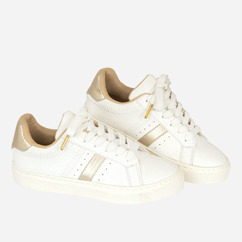 tenis bajitos de mujer blancos