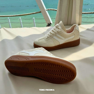 Tenis de moda mujer - MARFIL