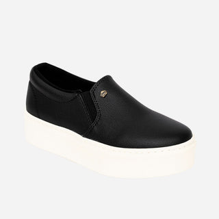 Tenis tipo Vans Negras para Mujer - Charlotte