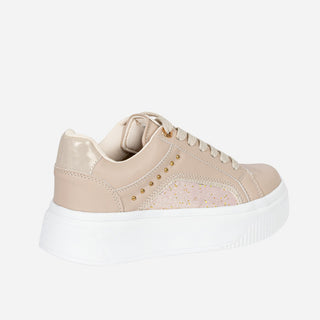 Tenis beige para mujer – suaves y muy elegantes - FENICIA BEIGE