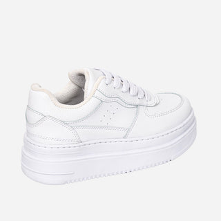 Tenis Blancos con Plataforma para Dama - Teddy