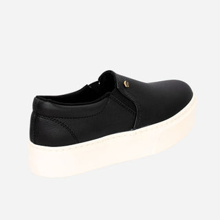 Tenis tipo Vans Negras para Mujer - Charlotte