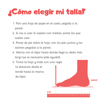 Guía de tallas Colombia calzado mujer 