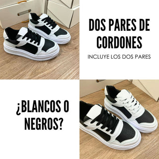 Tenis Blanco y Negro - HYPE