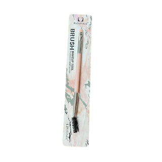 Brocha para cejas doble punta con cepillo -  Rubyface