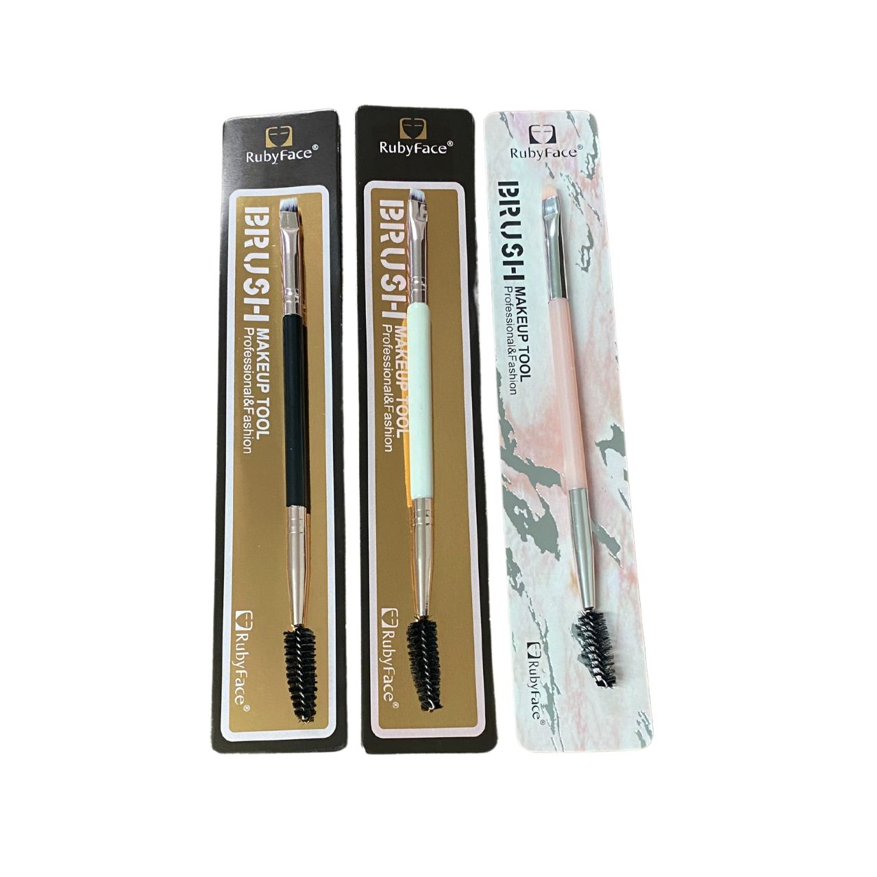 Pincel doble top para cejas
