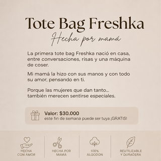 Tote Bag Freshka | Hecha por mamá