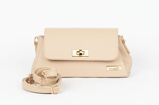 CARTERA ELEGANTE MUJER BEIGE