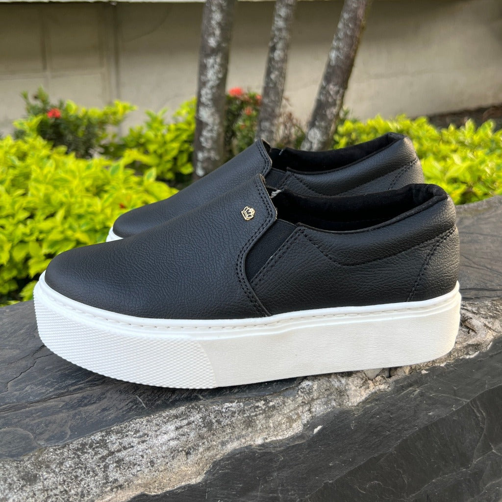 Tenis tipo Vans Negras para Mujer Charlotte