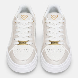 Tenis blancos mujer - PERLA