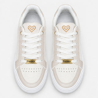 Tenis blancos mujer - PERLA