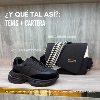 Tenis Totalmente negros - Ambrosía Black