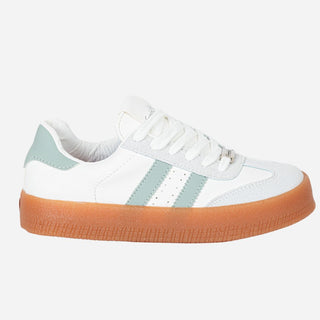 Tenis Blancos bajitos con Verde – OSAKA PREMIUM