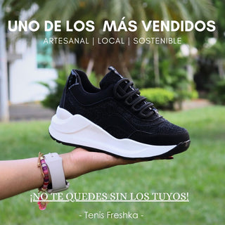 Tenis de moda para mujer negros - Sahara