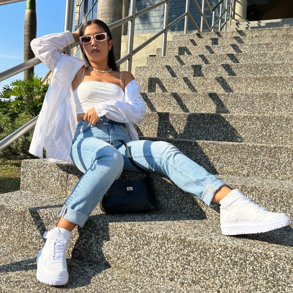 Outfit Tenis Blancos De Bota Outfits Con Tenis De Bota Mujer Como