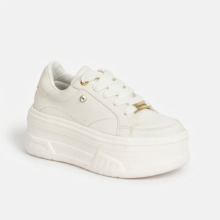 Tenis Blancos con Plataforma Alta - MERLINA