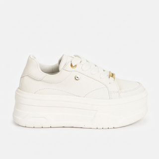 Tenis Blancos con Plataforma Alta - MERLINA