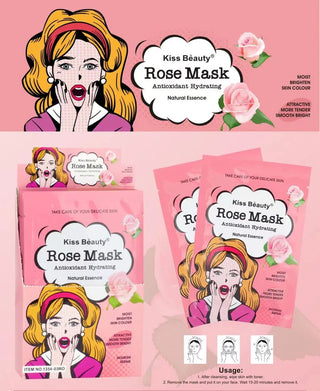 Mascarilla Velo Facial de Rosas - Kiss Beauty | FRESHKA CO
