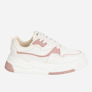 TENIS BLANCOS CON ROSA - BOMBÓN