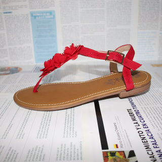 Sandalias Jazmin Roja | FRESHKA CO