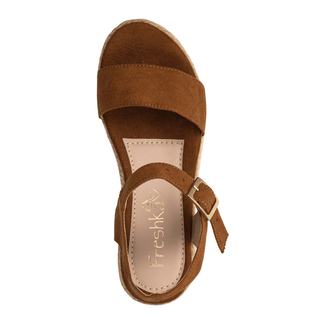 Sandalias Plataforma Elegantes Cafes - Sara | FRESHKA CO